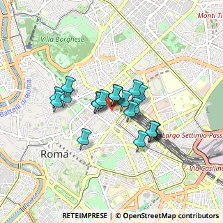 Mappa Via Principe Amedeo, 00184 Roma RM, Italia (0.629)