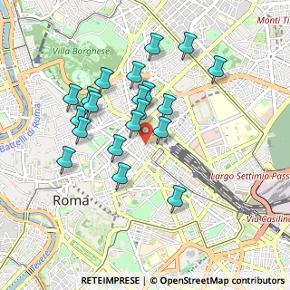 Mappa Via Principe Amedeo, 00184 Roma RM, Italia (0.8945)