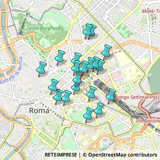 Mappa Via Principe Amedeo, 00184 Roma RM, Italia (0.736)