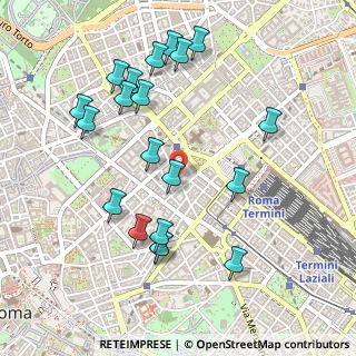 Mappa Via Torino, 00184 Roma RM, Italia (0.5625)