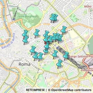 Mappa Via Torino, 00184 Roma RM, Italia (0.734)