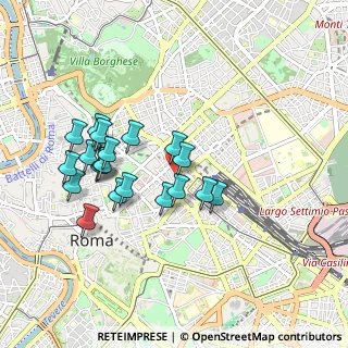Mappa Via Torino, 00184 Roma RM, Italia (0.9)