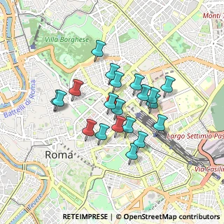 Mappa Via Torino, 00184 Roma RM, Italia (0.7485)