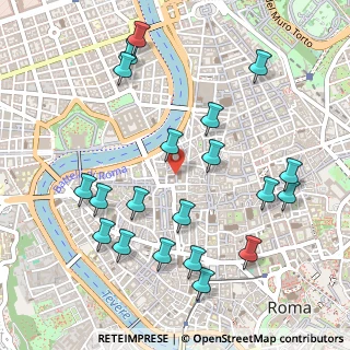 Mappa Via dei Pianellari, 00186 Roma RM, Italia (0.6055)