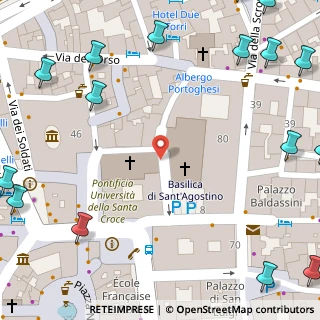 Mappa Via di S. Agostino, 00186 Roma RM, Italia (0.136)
