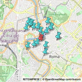 Mappa Via dei Pianellari, 00186 Roma RM, Italia (0.6925)