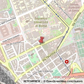 Mappa Via Cesare De Lollis,  15, 00185 Roma, Roma (Lazio)