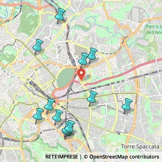 Mappa Via di Portonaccio, 00159 Roma RM, Italia (2.64667)