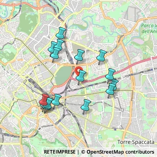 Mappa Via di Portonaccio, 00159 Roma RM, Italia (2.01875)