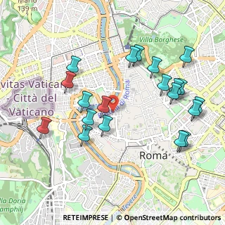 Mappa Via Zanardelli Giuseppe, 00186 Roma RM, Italia (1.126)