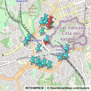 Mappa Via di Porta Pertusa, 00165 Roma RM, Italia (0.475)
