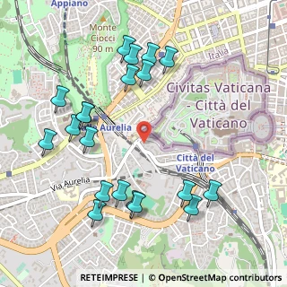 Mappa Via di Porta Pertusa, 00165 Roma RM, Italia (0.6045)