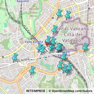 Mappa Via di Porta Pertusa, 00165 Roma RM, Italia (0.4915)