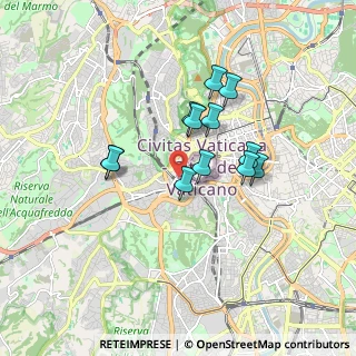 Mappa Via di Porta Pertusa, 00165 Roma RM, Italia (1.47167)