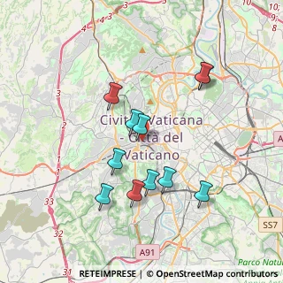 Mappa Via di Porta Pertusa, 00165 Roma RM, Italia (3.52909)