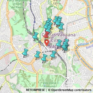 Mappa Via di Porta Pertusa, 00165 Roma RM, Italia (0.8425)