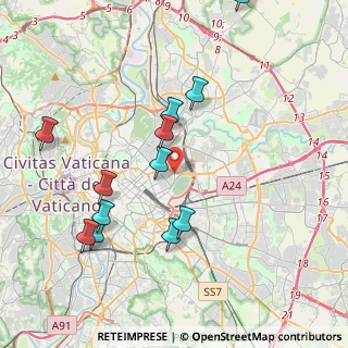 Mappa Via Paolo Zacchia, 00161 Roma RM, Italia (4.45167)