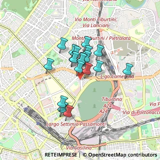 Mappa Via Paolo Zacchia, 00161 Roma RM, Italia (0.6905)