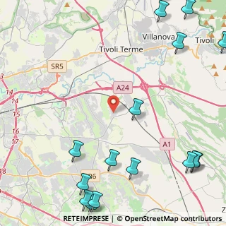 Mappa Via Cavate, 00132 Roma RM, Italia (7.31625)
