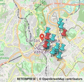 Mappa Via la Goletta, 00192 Roma RM, Italia (1.51533)
