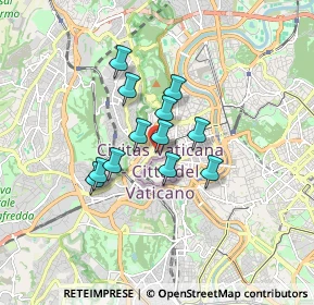 Mappa Via la Goletta, 00192 Roma RM, Italia (1.25417)