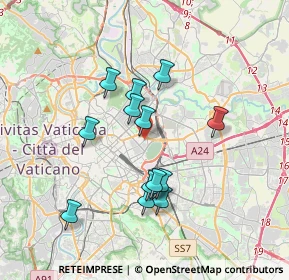 Mappa Via Giuseppe Sisco, 00161 Roma RM, Italia (3.30769)