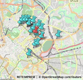 Mappa Via Giuseppe Sisco, 00161 Roma RM, Italia (1.5535)