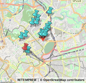 Mappa Via Giuseppe Sisco, 00161 Roma RM, Italia (1.3875)