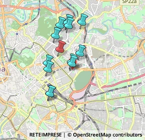 Mappa Via Giuseppe Sisco, 00161 Roma RM, Italia (1.58308)