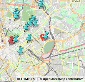 Mappa Via Giuseppe Sisco, 00161 Roma RM, Italia (2.43571)