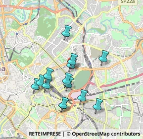 Mappa Via Giuseppe Sisco, 00161 Roma RM, Italia (1.78143)