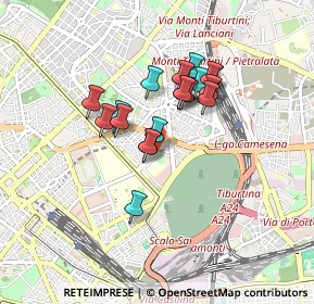 Mappa Via Giuseppe Sisco, 00161 Roma RM, Italia (0.6955)
