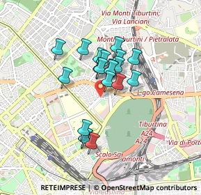 Mappa Via Giuseppe Sisco, 00161 Roma RM, Italia (0.683)