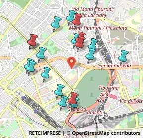 Mappa Via Giuseppe Sisco, 00161 Roma RM, Italia (1.0105)