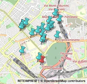 Mappa Via Giuseppe Sisco, 00161 Roma RM, Italia (0.7785)