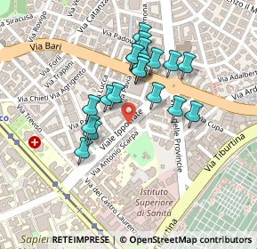 Mappa Via Giuseppe Sisco, 00161 Roma RM, Italia (0.1965)