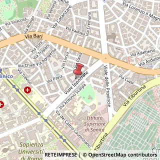 Mappa Viale Ippocrate, 94, 00161 Roma, Roma (Lazio)