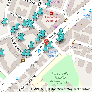 Mappa Viale Ippocrate, 00161 Roma RM, Italia (0.06154)