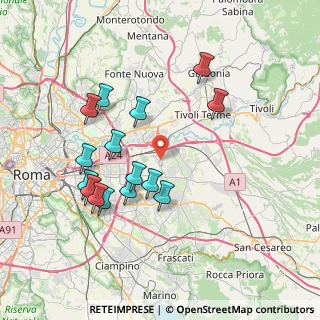 Mappa Via Luciano Conti, 00132 Roma RM, Italia (7.778)