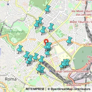 Mappa Via Sapri, 00185 Roma RM, Italia (1.073)