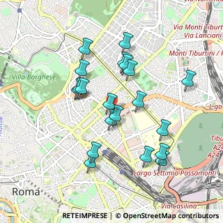 Mappa Via Sapri, 00185 Roma RM, Italia (0.934)