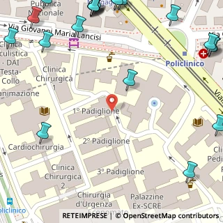 Mappa Viale del Policlinico, 00100 Roma RM, Italia (0.1284)