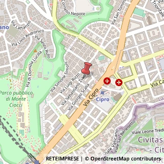 Mappa Via Sebastiano Ziani, 7, 00136 Roma, Roma (Lazio)