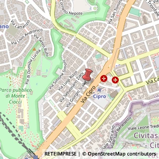 Mappa Via Rialto,  18, 00136 Roma, Roma (Lazio)