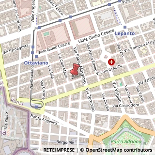 Mappa Piazza dell'Unità, 11/12, 00192 Roma, Roma (Lazio)