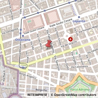 Mappa Via dei Gracchi, 78, 00192 Roma, Roma (Lazio)