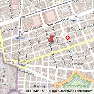 Mappa Via Fabio Massimo,  36, 00192 Roma, Roma (Lazio)