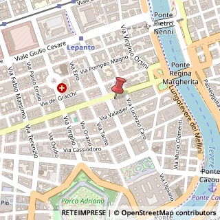 Mappa Piazza Cola di Rienzo, 80/a, 00192 Alghero, Sassari (Sardegna)