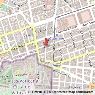 Mappa Via degli Scipioni, 32, 00192 Roma, Roma (Lazio)