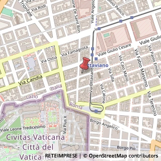 Mappa Via degli Scipioni, 45, 00192 Roma, Roma (Lazio)